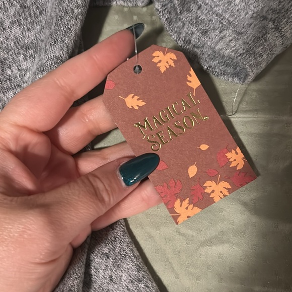 Magical Season Gray Leopard Pumpkin Thankful Shirt - 3X NWT - Picture 6 of 7